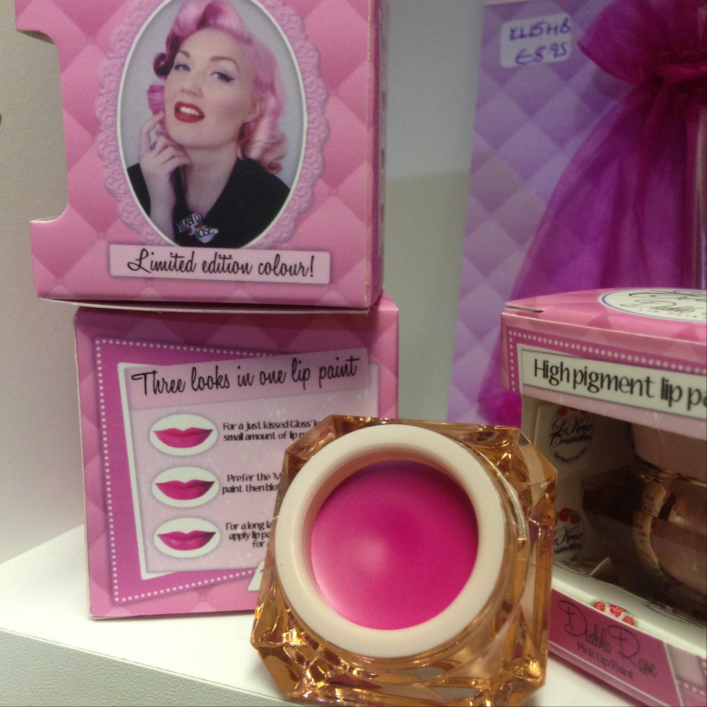 Le Keux Cosmetics Lipstick and Cream Blush - Diablo Rose