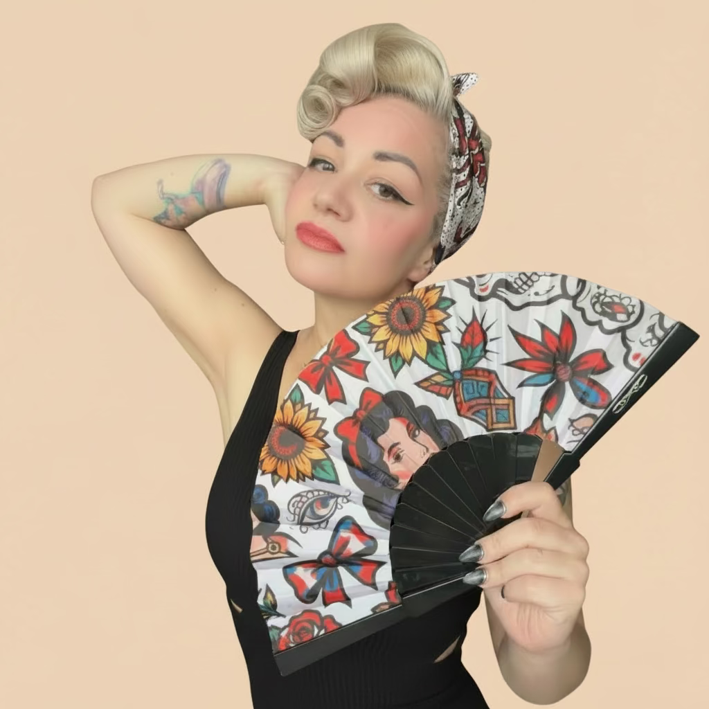 Tattoo square headscarf