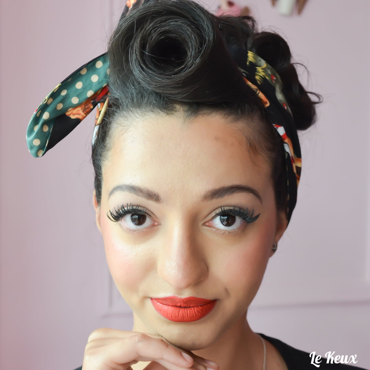 Wide Fabric Headscarf - Cowgirl