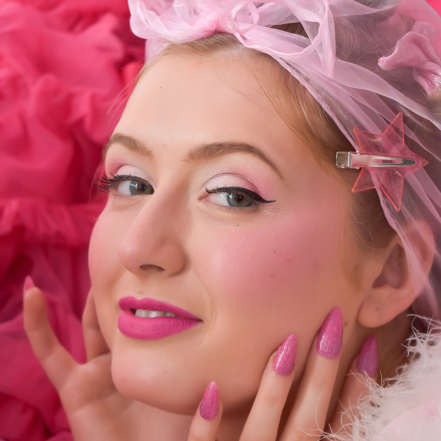 Le Keux Cosmetics Lipstick and Cream Blush - Diablo Rose
