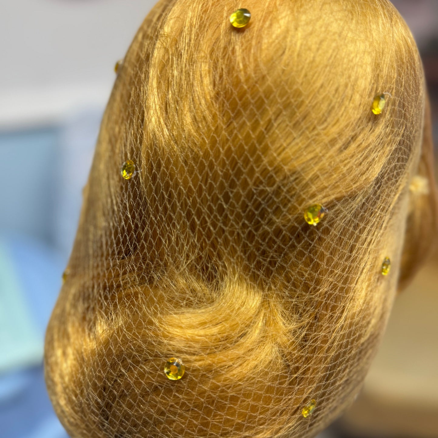Rhinestone Sparkle Gem Hair Net