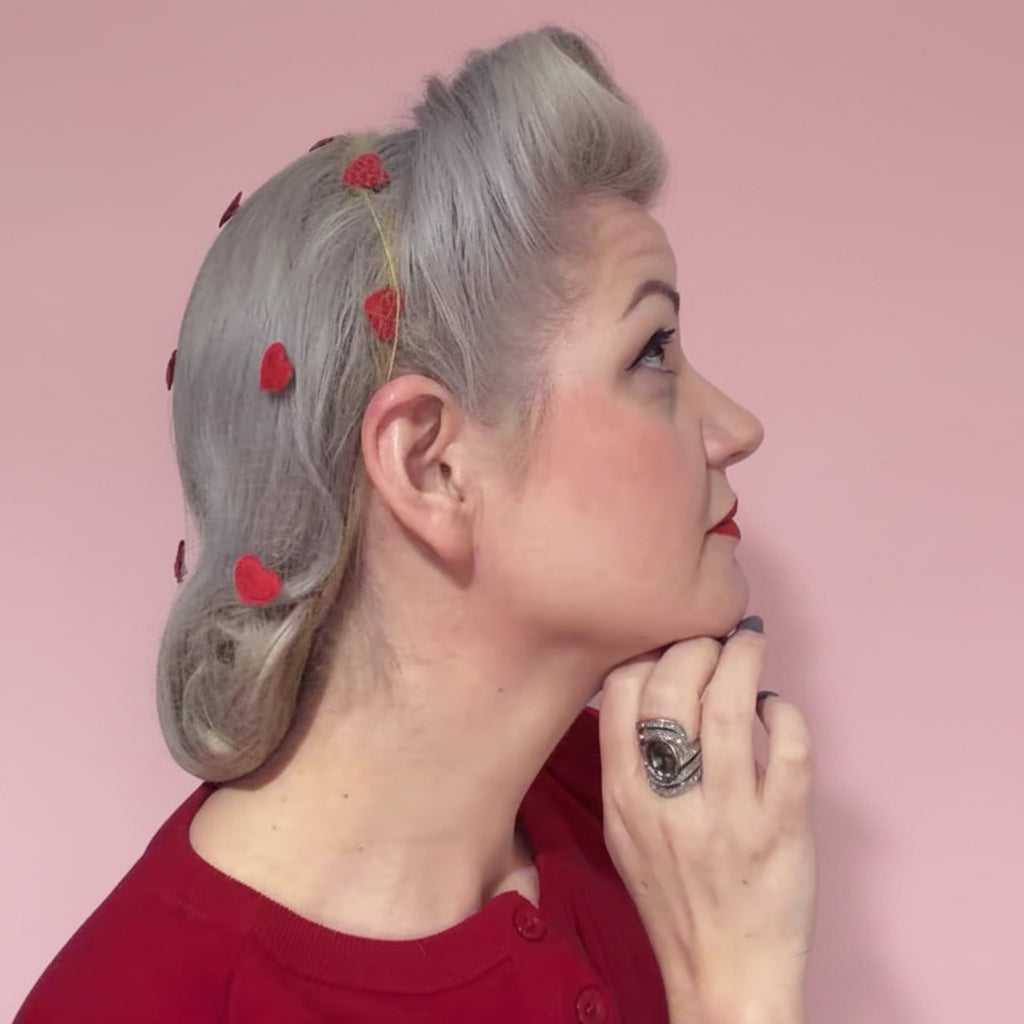 Heart Adorned Hair Net