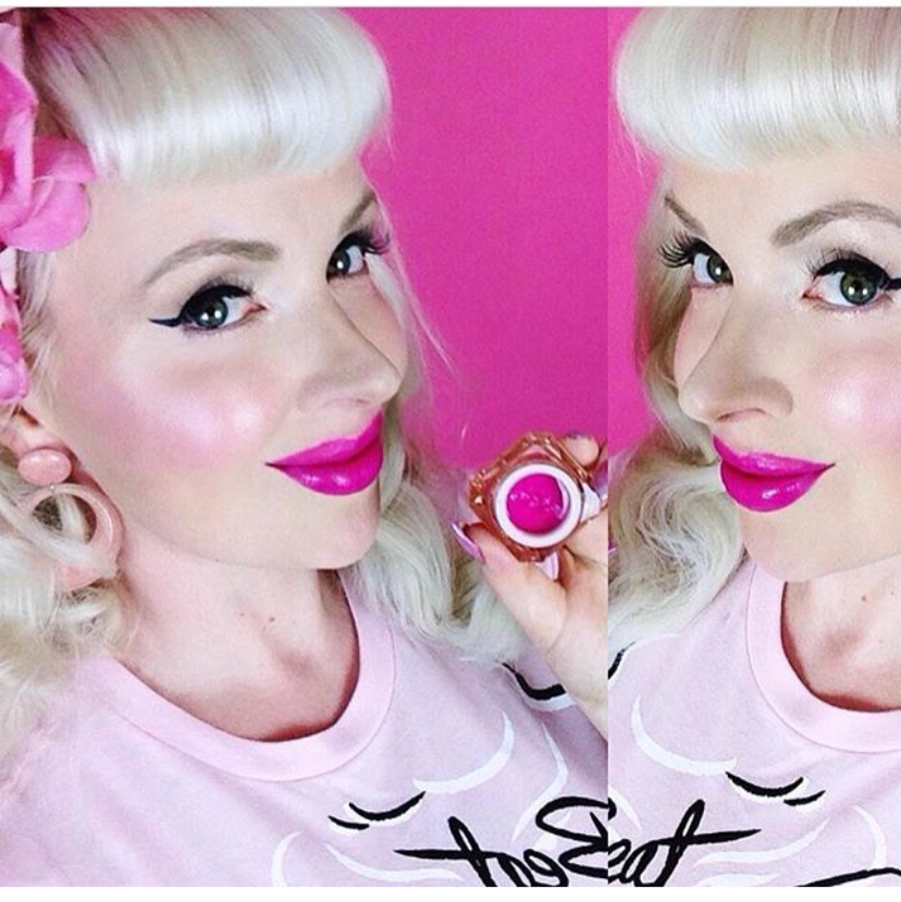 Le Keux Cosmetics Lipstick and Cream Blush - Diablo Rose