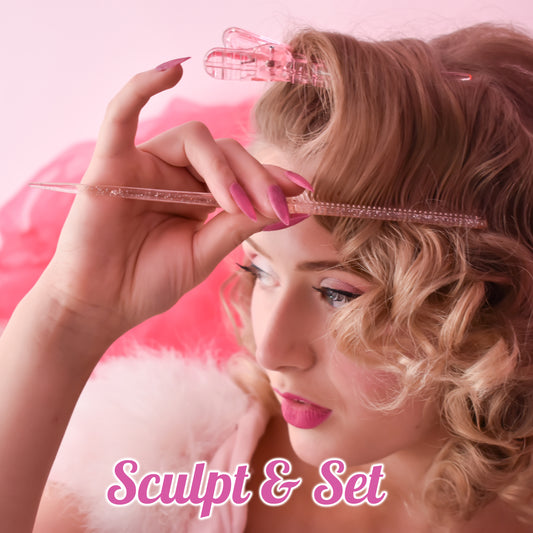 Glitter Pin Tail Comb