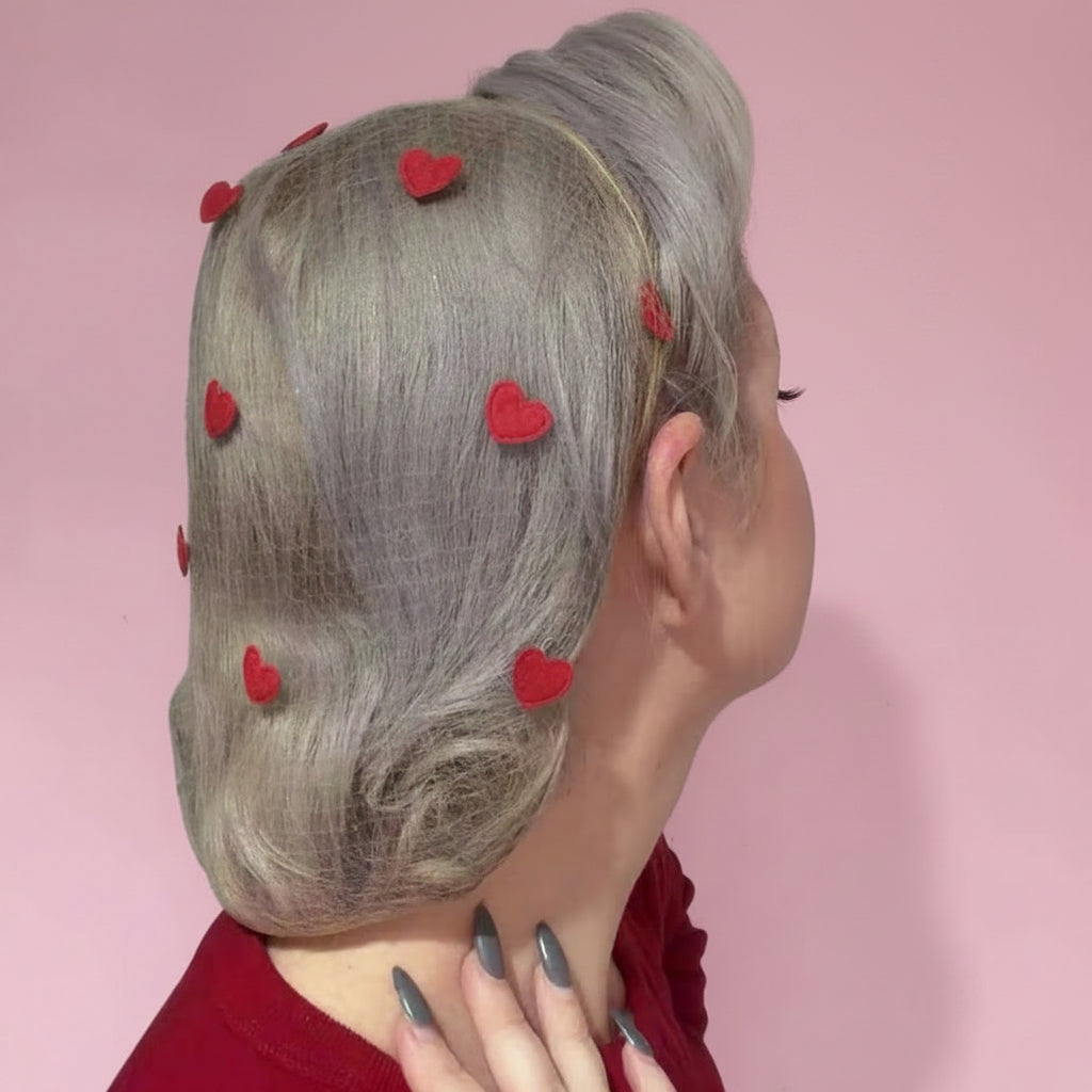 Heart Adorned Hair Net